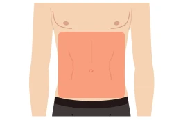 腹部全体（ギャランドゥ・腹毛）料金