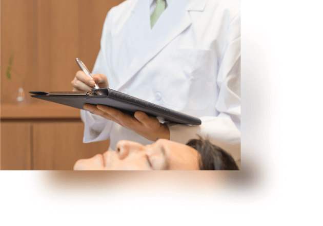 お肌状態をチェック