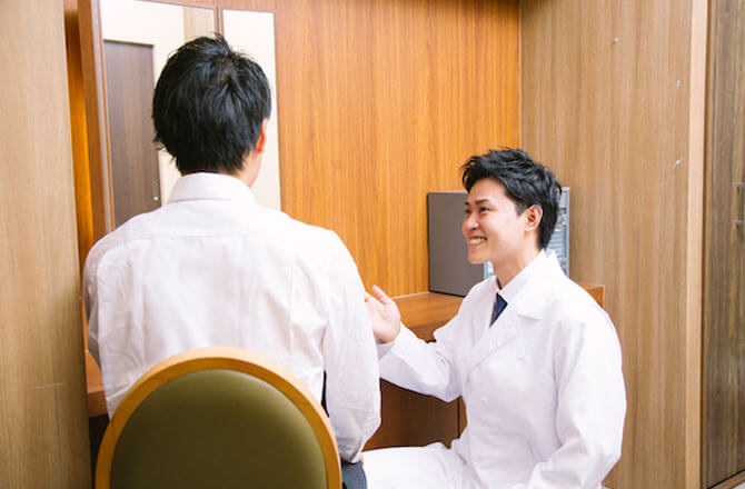 脱⽑施術後のチェック